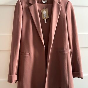 Soft Blazer and pant set, Dusty Rose — Camber and grace, size medium